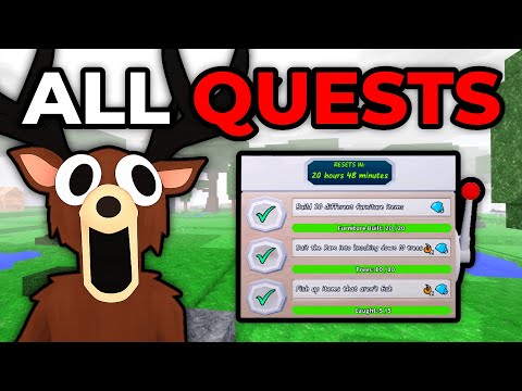 How FAST Can I SPEEDRUN All NEW DAILY QUESTS In 99 Nights In The Forest?!
