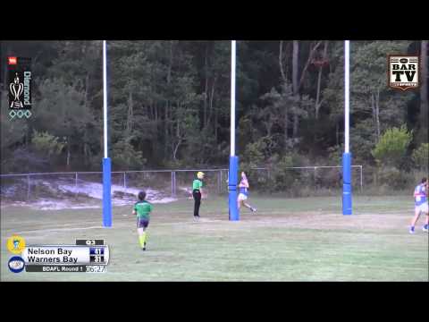 2015 BDAFL Round 1 Highlights - Nelson Bay v Warners Bay