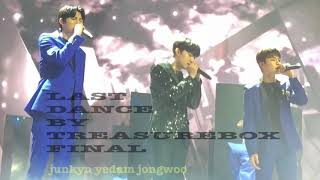 Download lagu 190115 YG보석함 파이널 보컬무대 : LAST DANCE(빅뱅) : 트레저 방예담 김준규 박정우 TREASURE mp3