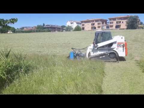 C4 DM160 Trincia per Minipala - Mulcher Head for Skid Steer