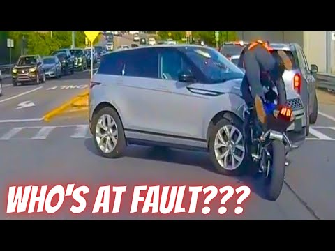 Who's at fault??? - Bad drivers & Driving fails -learn how to drive #1144