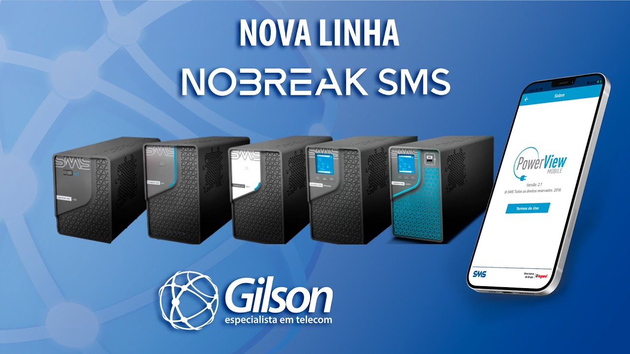 Nova Linha de Nobreak da SMS - Modelo Pro e Premium que é Senoidal (ideal para Servidores)