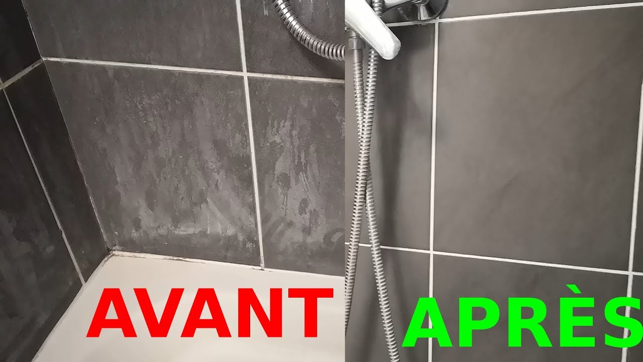Comment enlever le tartre sur les parois d'une cabine de douche (0.80€)