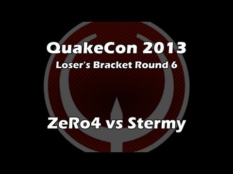 ZeRo4 vs stermy - QuakeCon 2013 Loser's Bracket Round 6 [Aug. 1, 2013] (Quake Live VOD)