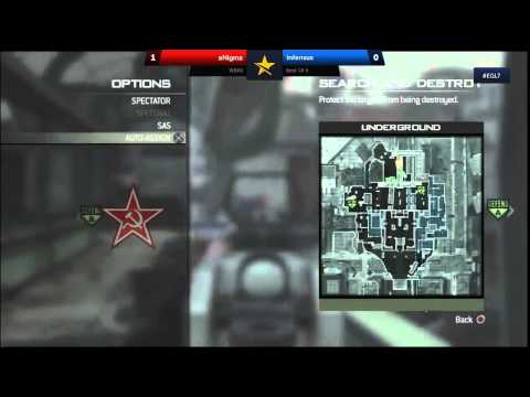 EGL7 : Call of Duty MW3 (PS3) : eNigma vs Infensus : WBR1 - Map 2 Part 3