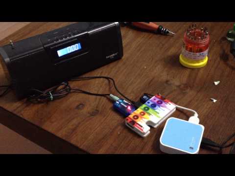 DIY Cinemix Radio Player, exposed view (08/06/2015)