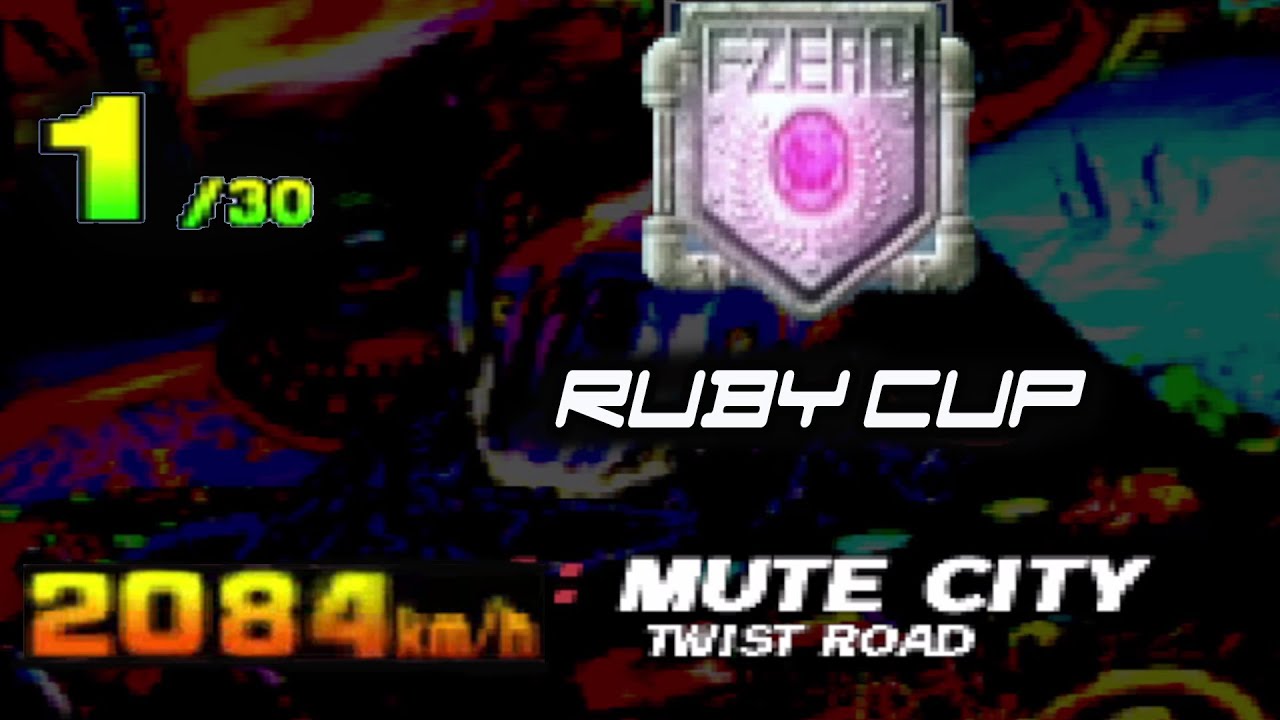 f-zero gx DEMAKE overdrive FIRST PLACE INSANE MODE | mute city Romhack/Mod