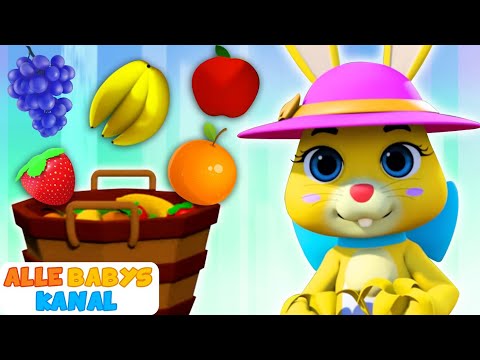 Das Obstlied🍎🍇🍊🍌🍓 | Lieder Für Babys | Kinderreime Auf Deutsch | @ABCKinderliederaufDeutsch