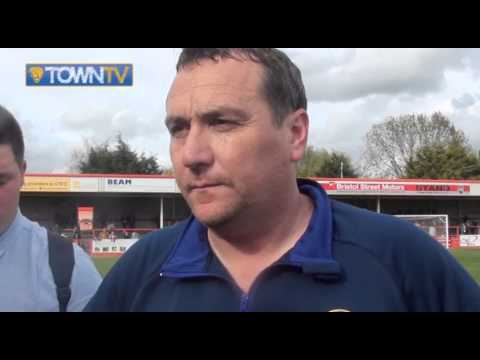 Micky Mellon post Cheltenham Town away 14/15 - Town TV