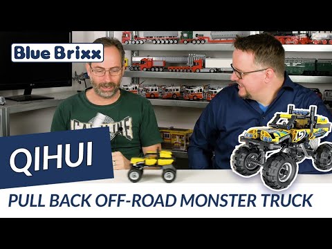 Pull Back Off-Road Monster Truck in blau