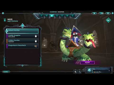 Paladins - Khan and Moji unused skins