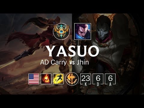 Yasuo ADC vs Jhin - NA Master Patch 8.24