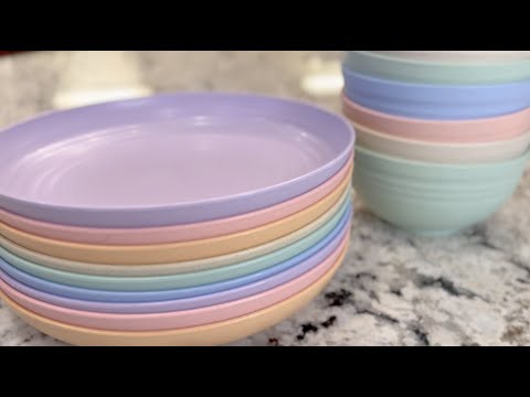 Wheat Straw Unbreakable Plates & Bowls Review