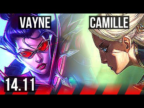 VAYNE vs CAMILLE (TOP) | 3/0/3, Rank 13 Vayne | NA Challenger | 14.11