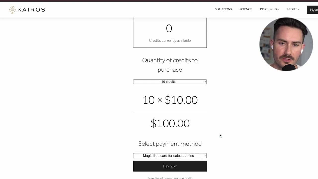 Kairos for Business platform demo