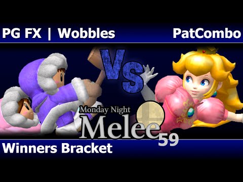 MNM 59 Melee - PG FX | Wobbles (ICs) vs PatCombo (Peach) - Winners Bracket