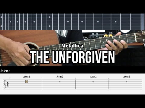 The Unforgiven - Metallica | EASY Guitar Lessons TAB - Guitar Tutorial