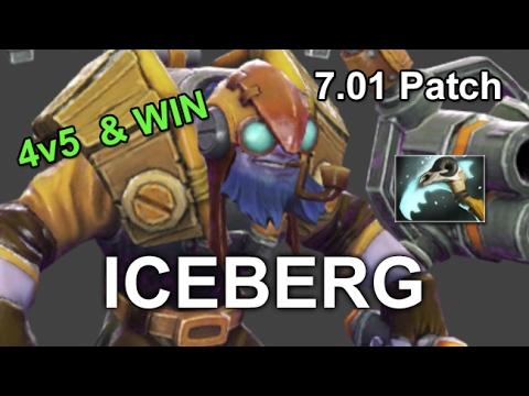 Iceberg Tinker | 4v5 | 7.01 Full Game