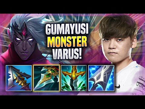 GUMAYUSI IS A MONSTER WITH VARUS! - T1 Gumayusi Plays Varus ADC vs Jinx! | Season 2022