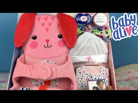 Baby Alive Bouncy Baby Carrier Unboxing