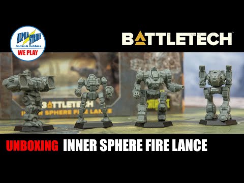 BattleTech: Inner Sphere Fire Lance Unboxing