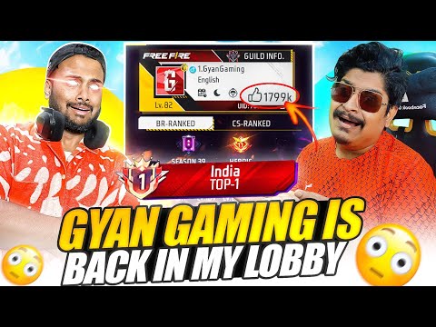 Gyan Gaming In My Lobby Prank On Angry Youtuber On Live 😱 - Garena Free Fire Max