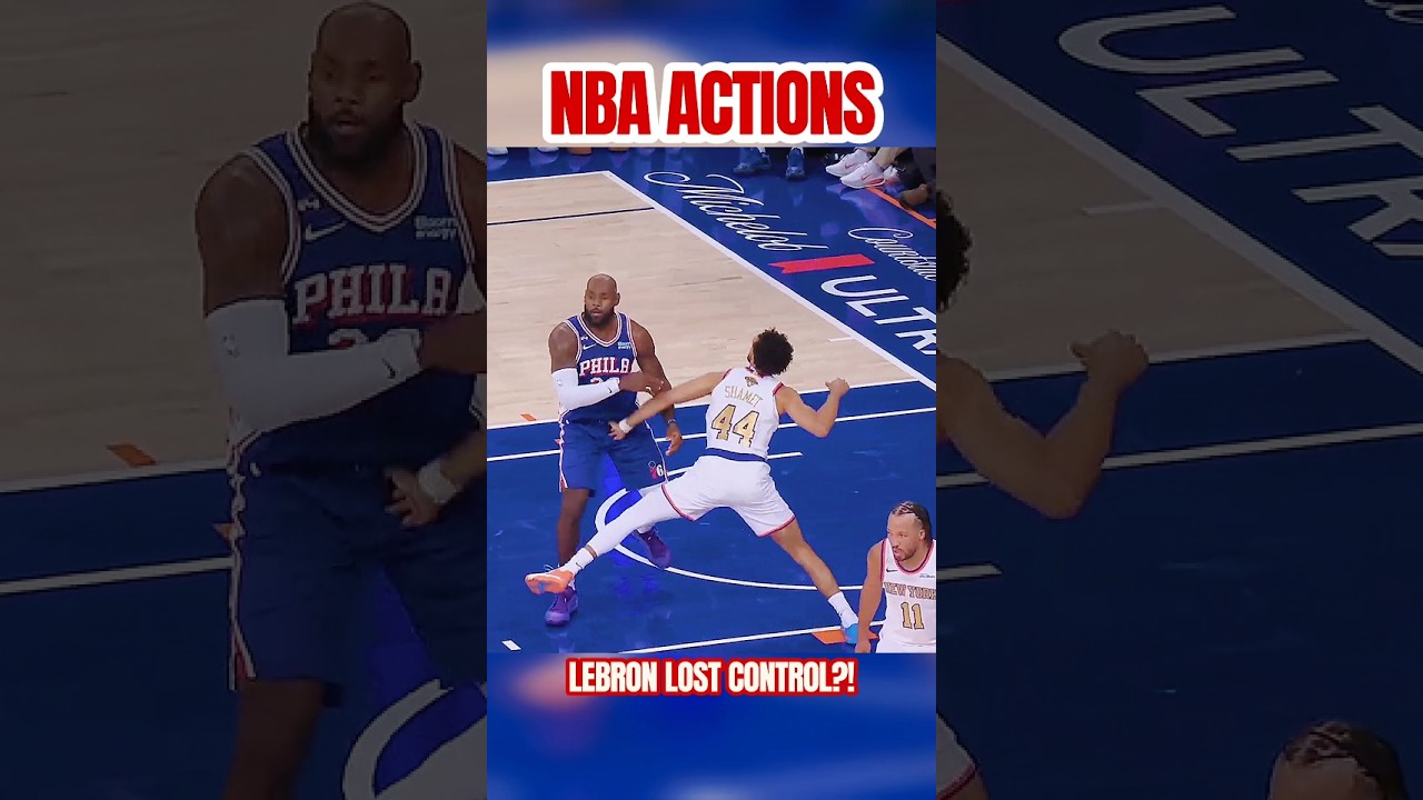 LeBron  GET PHYSICAL With Shamet! ???????? #NBA #basketball #highlights