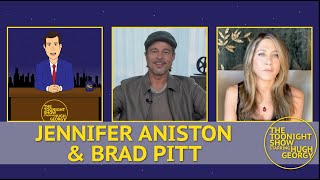 Brad Pitt and Jennifer Aniston Reunite on The Toonight Show video