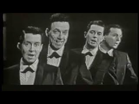 Four Esquires Love Me Forever, Rare 1957 Video Performance