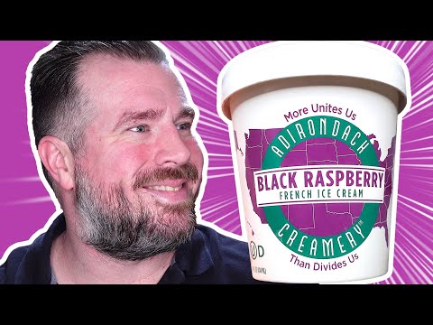 Adirondack Creamery Black Raspberry French Ice Cream From Upstate New York | Review