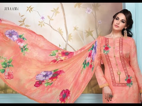 Latest Indian dresses Collection 2018 || Jinaam Fashion || Sanaz by Jinaam silk Punjabi dress