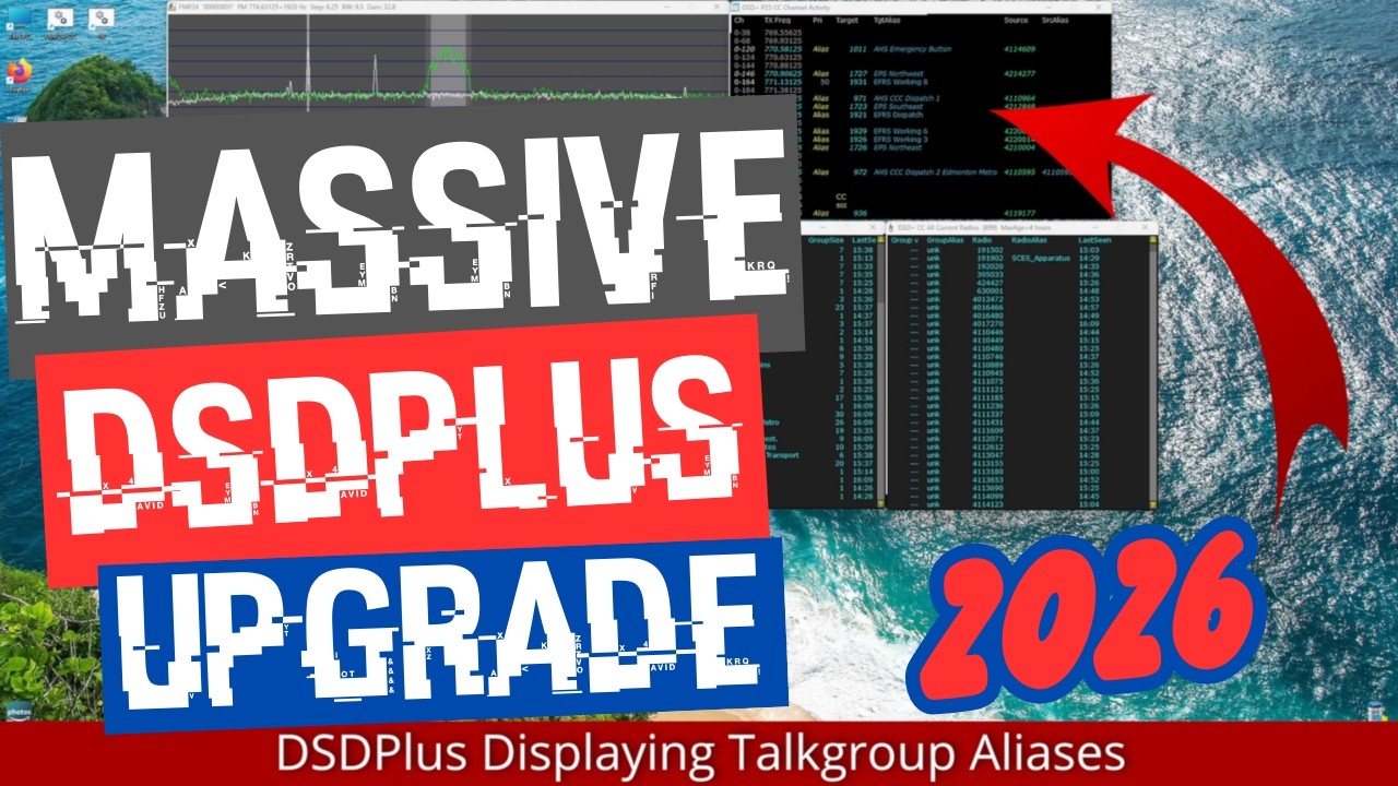 HUGE free DSDPlus Update 2026 : Decode P25 Public Safety with your SDR and this beginner guide!