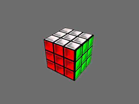 3D View of Rubik's Cube