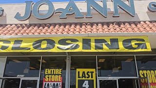 Joann Fabric Store Closing Shop With Me