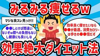【2ch有益スレ】デブ民集まれwマジで痩せる効果絶大なダイエット方法教えるぞw w【ゆっくり解説】