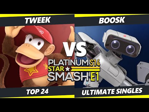 PSS S14:E1 Top 24 - Tweek (Diddy Kong) Vs. boosk (ROB) SSBU Ultimate Tournament
