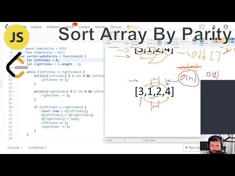 Easy Sort Array By Parity Leetcode 905 Javascript Arrays 2 Pointers