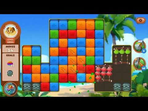 Lost Island Blast Adventure Level 1804 NO BOOSTERS - A S GAMING