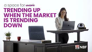 Trending Up When The Market is Trending Down | Statesman Adjustable Height Desk | NBF