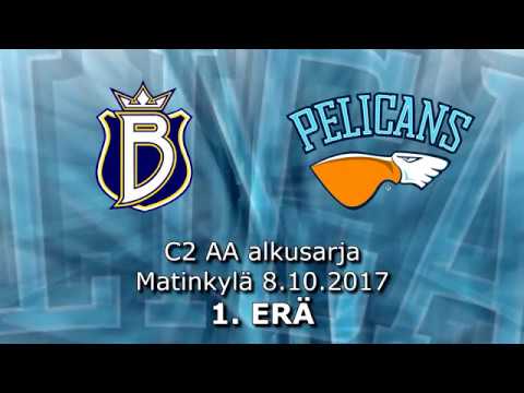 Su 8.10.2017 BJR White 1 - Pelicans C2 Akatemia, erä 1
