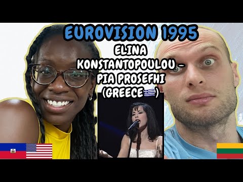 REACTION TO Elina Konstantopoulou - Pia prosefhi (Greece 🇬🇷 Eurovision 1995) | FIRST TIME WATCHING