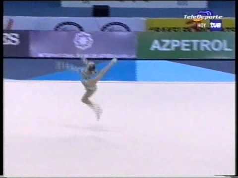 Valeria Kurylskaya Ball Team Competicion Baku World Championships 2005