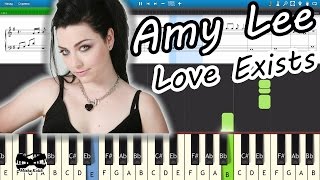Amy Lee (Evanescence) - Love Exists [Piano Tutorial | Sheets | MIDI] Synthesia