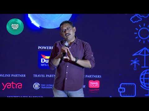 Indraneel Kar's Speech at the Outlook Traveller Awards 2018
