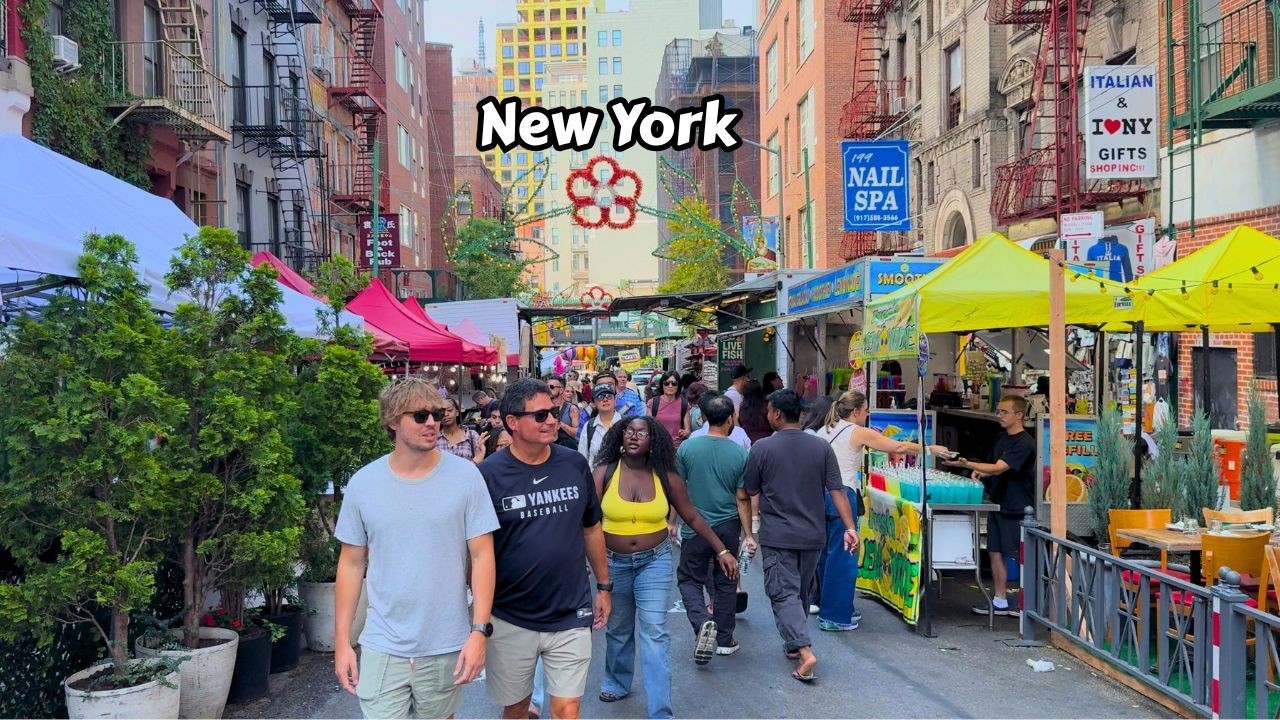 Walking Through Nyc’s Little Italy New York City 4k Walking Tour