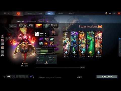 Dota2sup Moonn Lina Mineski vs Jinesbrus -TI9 OPEN QUALIFIERS