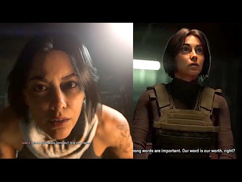 Valeria Interrogating Soap Vs Valeria Getting Interrogated - Call Of Duty Modern Warfare 2