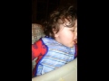 2012 Gabriel Eating While Sleeping