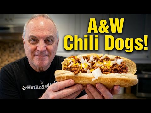 🌭 Copycat A&W Chili Dogs Recipe