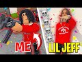 I CAUGHT HATS AS LIL JEFF IN THIS ROBLOX HOOD GAME No Mercy